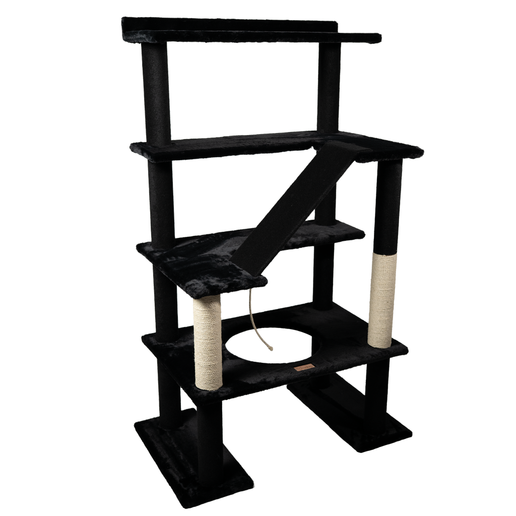 Arbre à chat Maine Coon 65 po – 5 niveaux