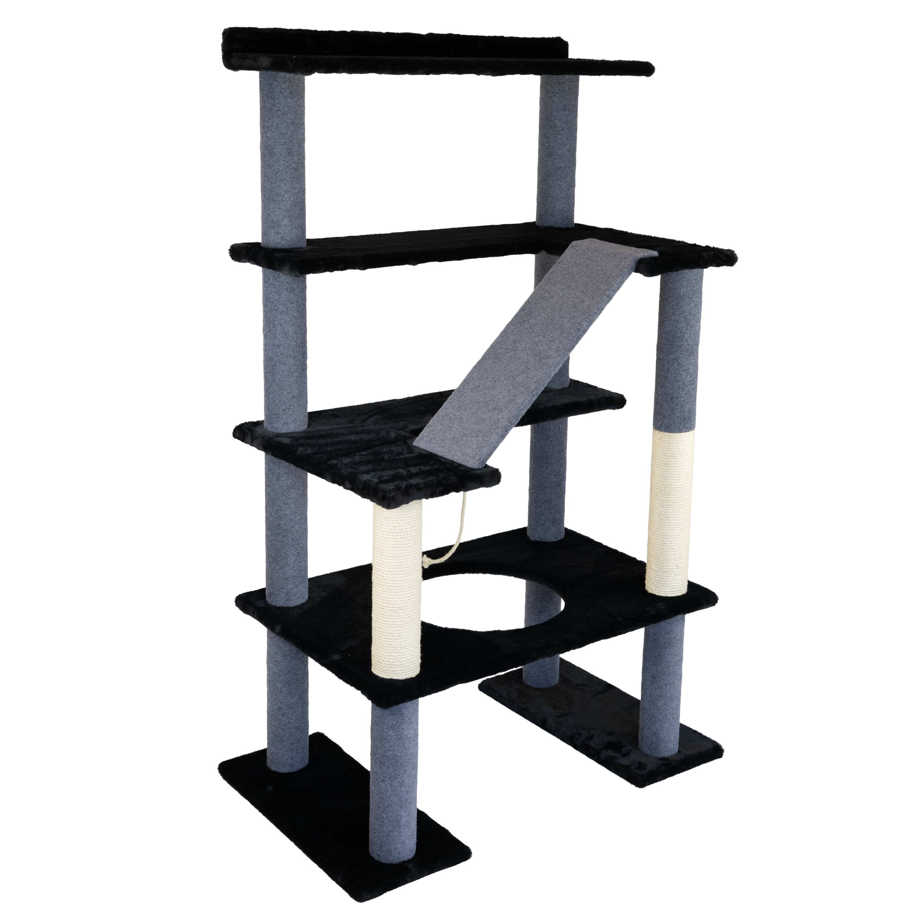 Arbre à chat Maine Coon 65 po – 5 niveaux