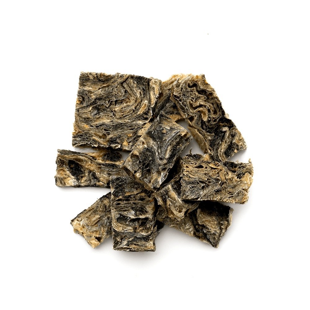 Chips de peau de morue croustillantes pour chiens et chats – 100 g - PawNord