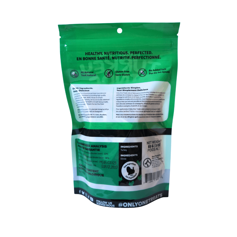 Dindon lyophilisé naturel pour chiens et chats – 85 g - PawNord