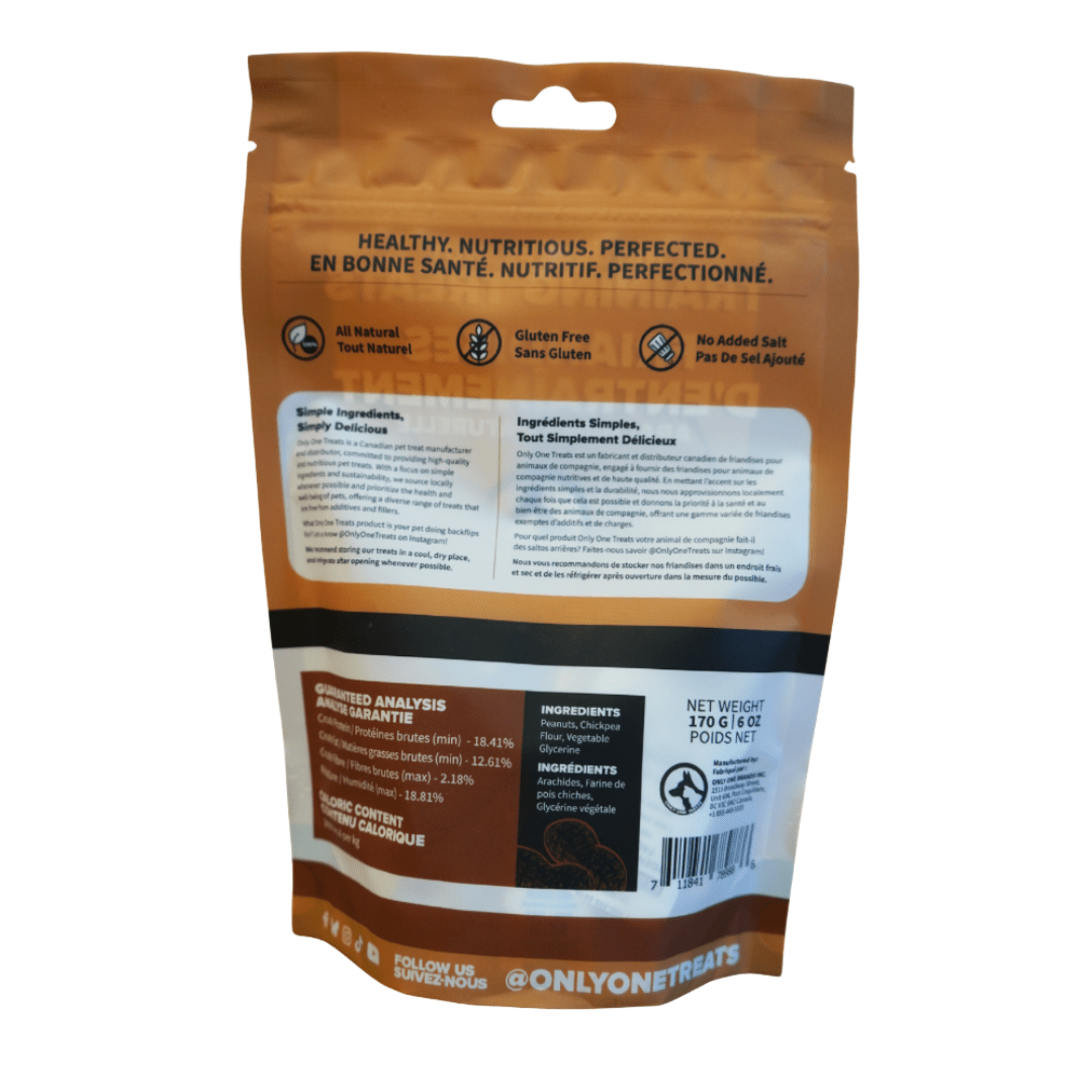 Friandises d'entraînement tendres naturelles aux arachides – 170 g - PawNord