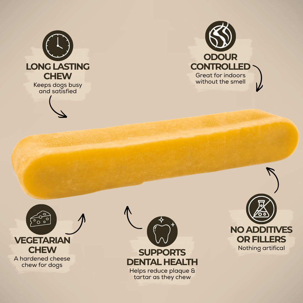 Fromage de yak de l’Himalaya à mâcher – Grand | Bully Bunches - PawNord