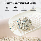 Litière pour chats Noisy Lion au tofu et thé vert - PawNord
