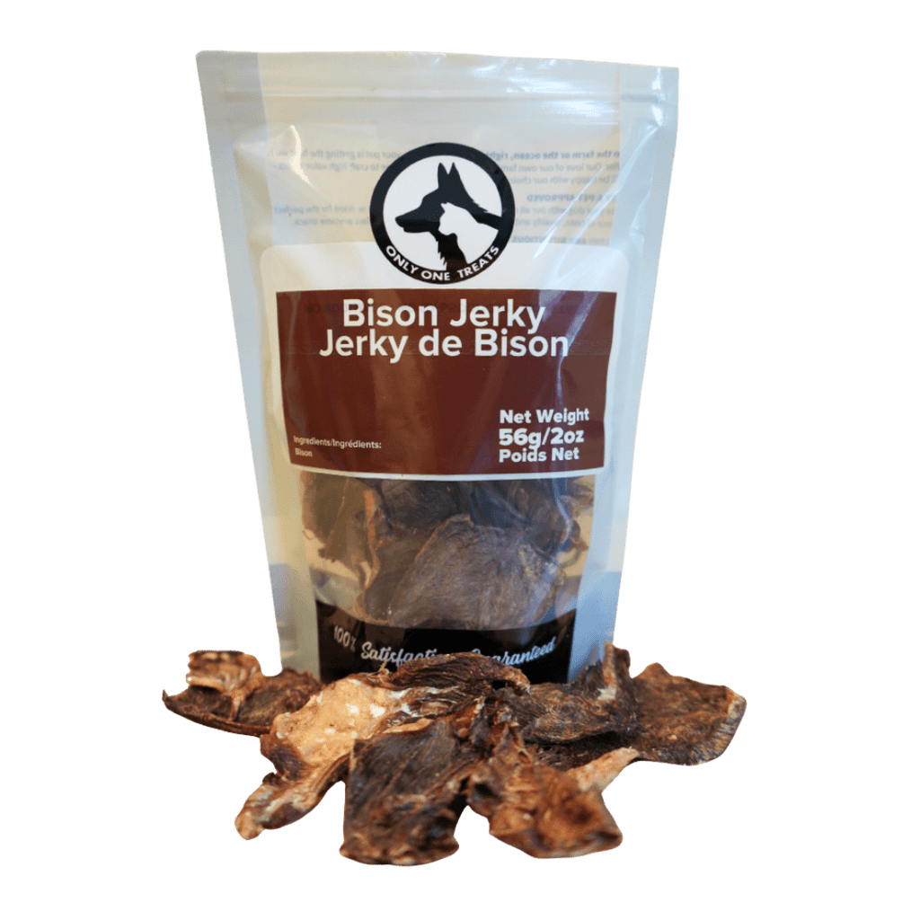 Jerky de bison naturel pour chiens et chats – 56 g - PawNord