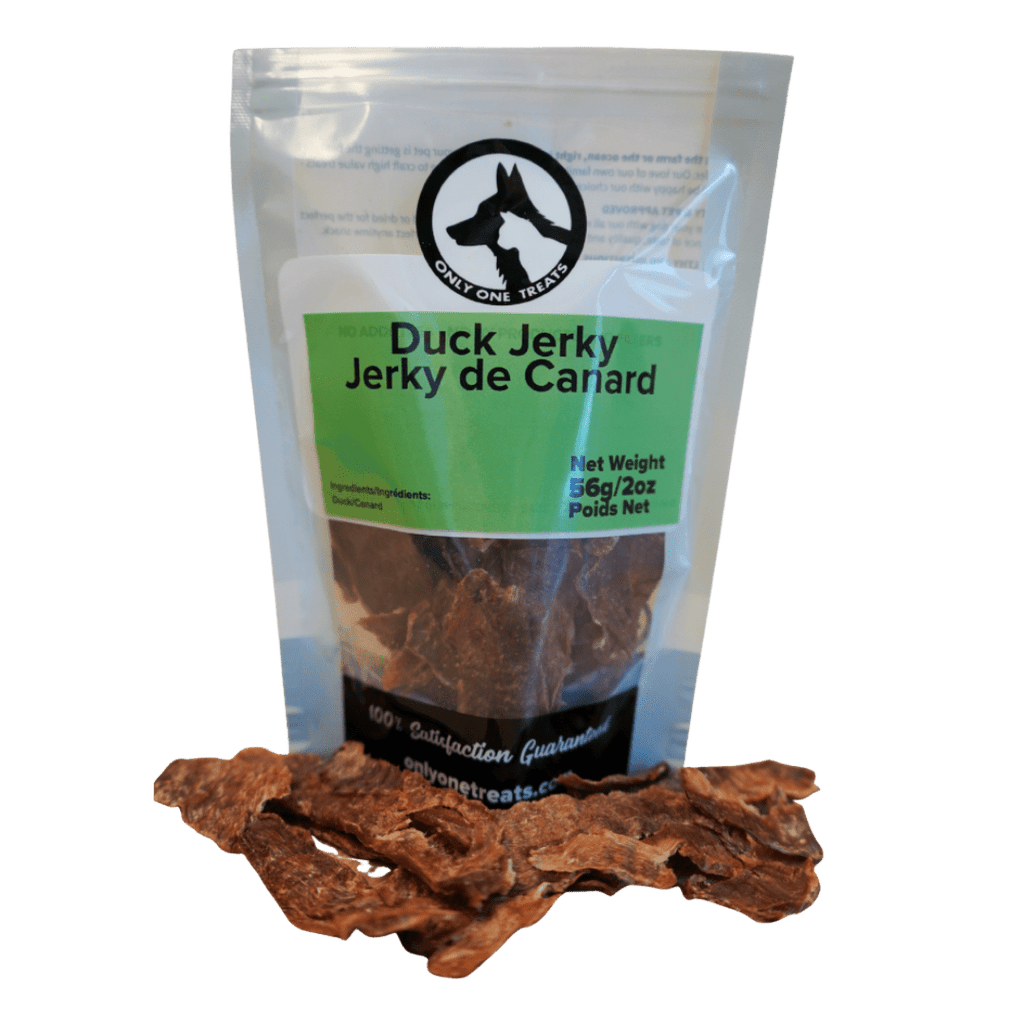 Jerky de canard canadien naturel pour chiens et chats – 56 g - PawNord