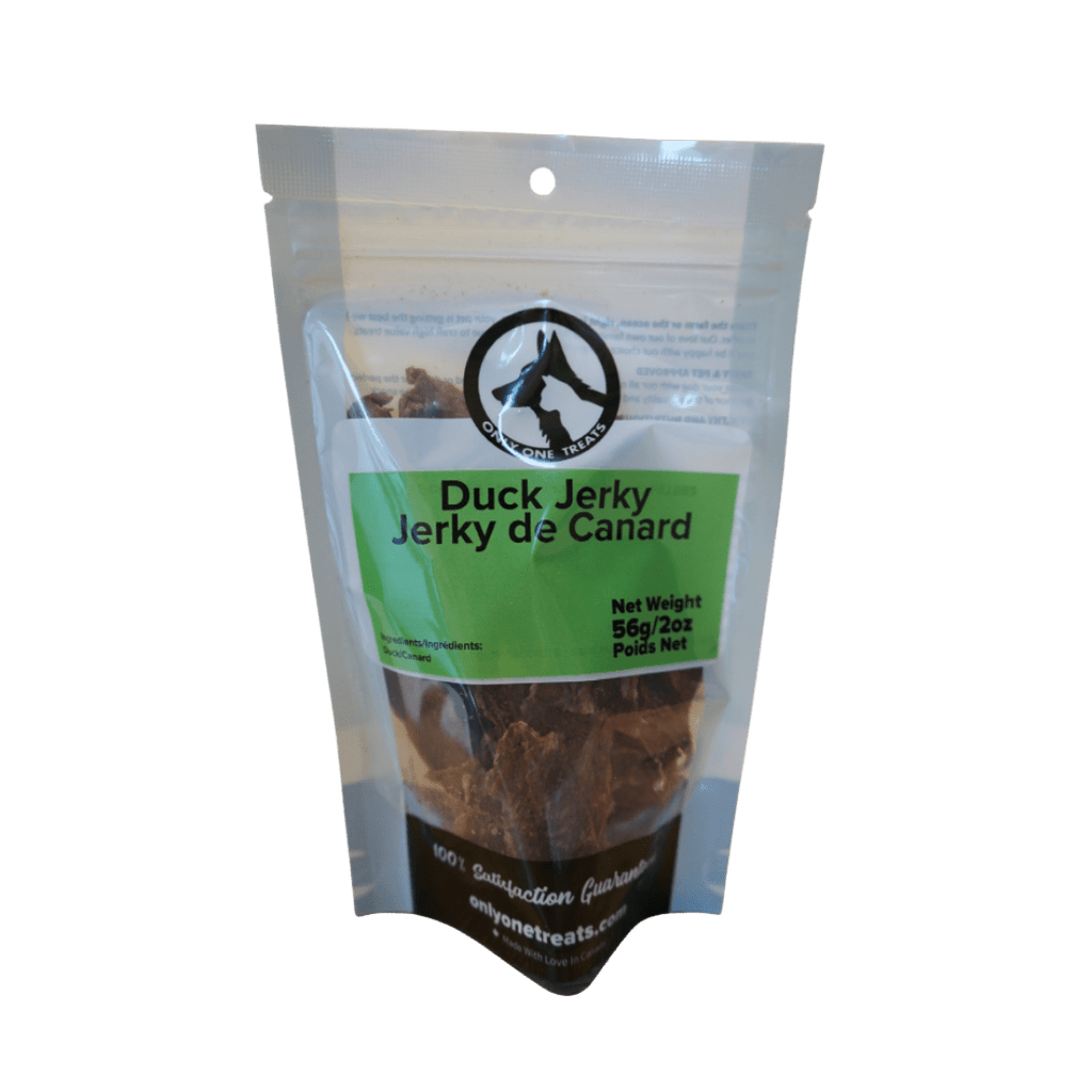 Jerky de canard canadien naturel pour chiens et chats – 56 g - PawNord