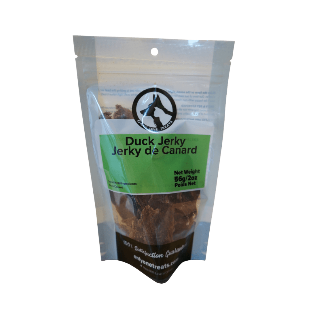 Jerky de canard canadien naturel pour chiens et chats – 56 g - PawNord