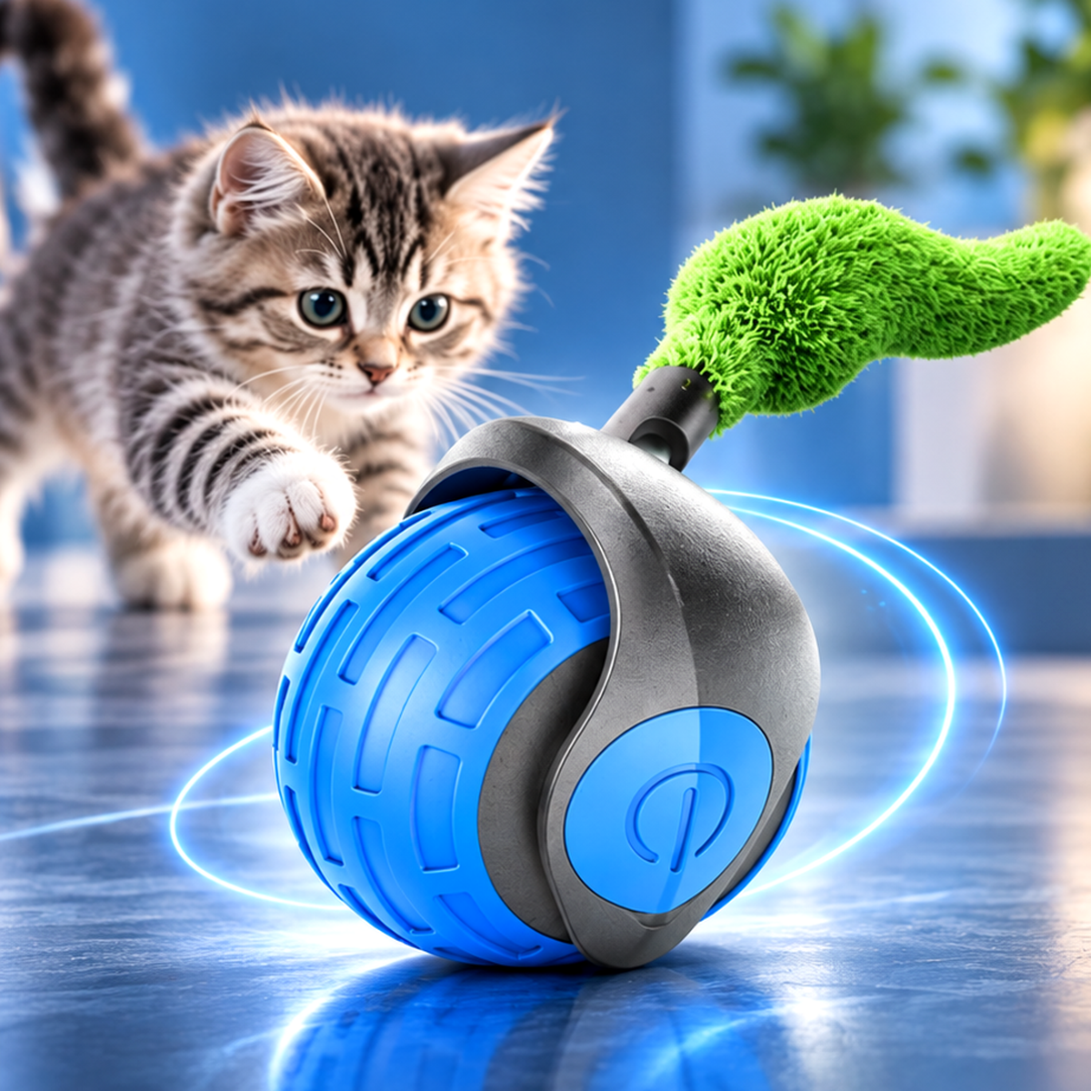 Balle intelligente interactive pour chat – Jeu autonome | PawNord