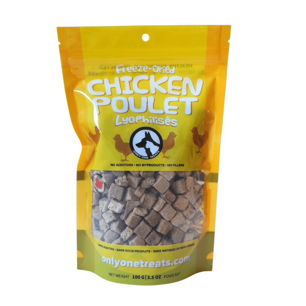 Poulet lyophilisé naturel pour chiens et chats – 100 g - PawNord