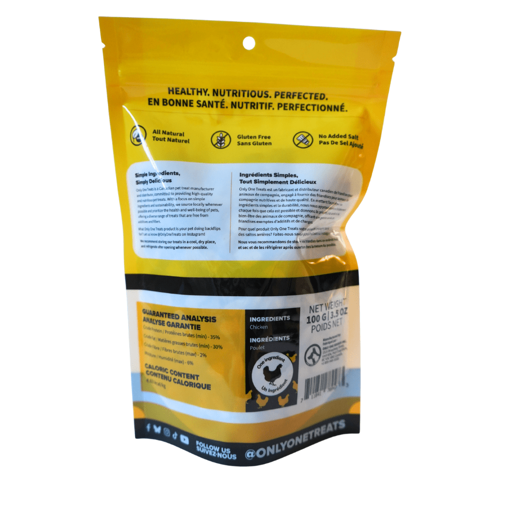 Poulet lyophilisé naturel pour chiens et chats – 100 g - PawNord